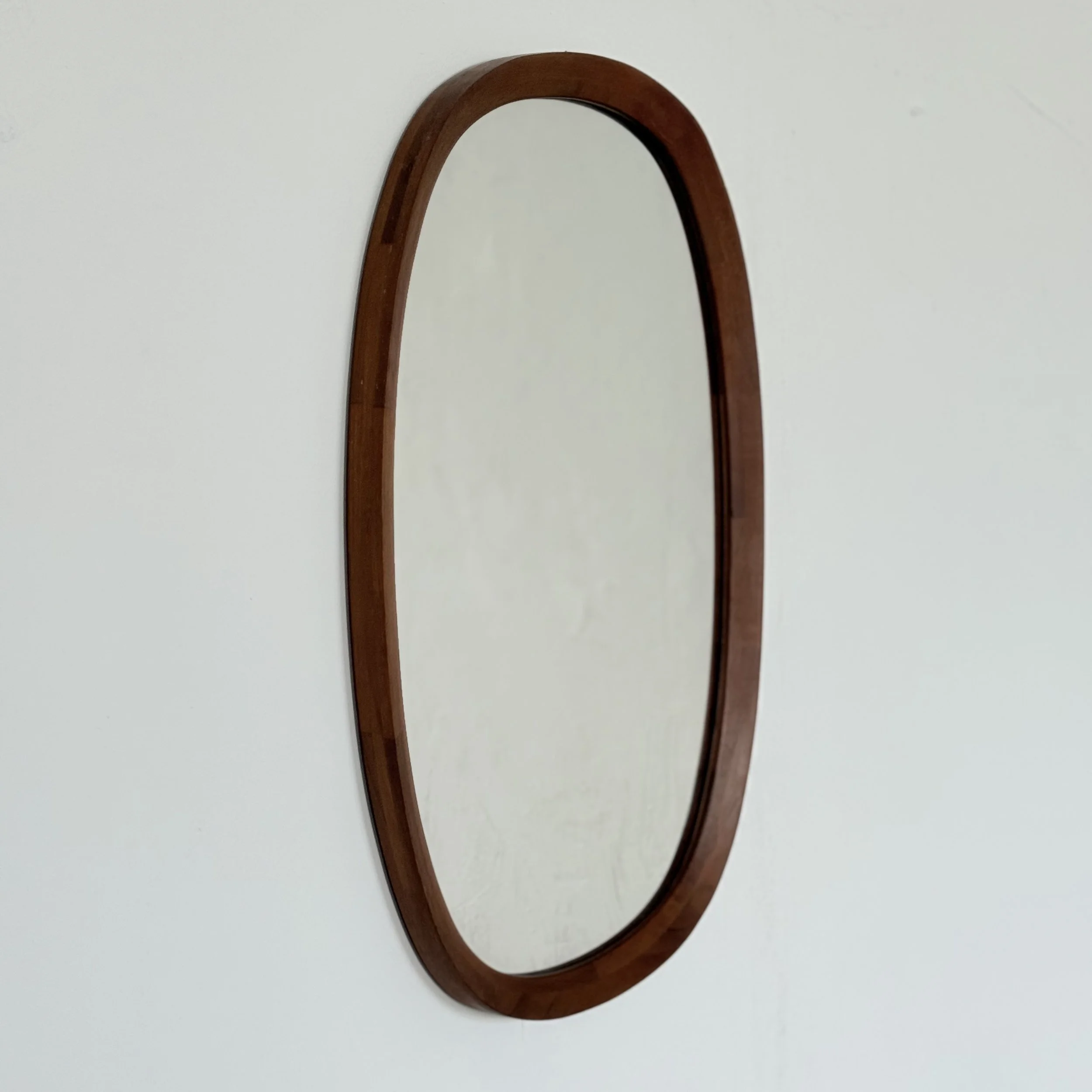Mid Century Teak Mirror, Scandinavia 1960s