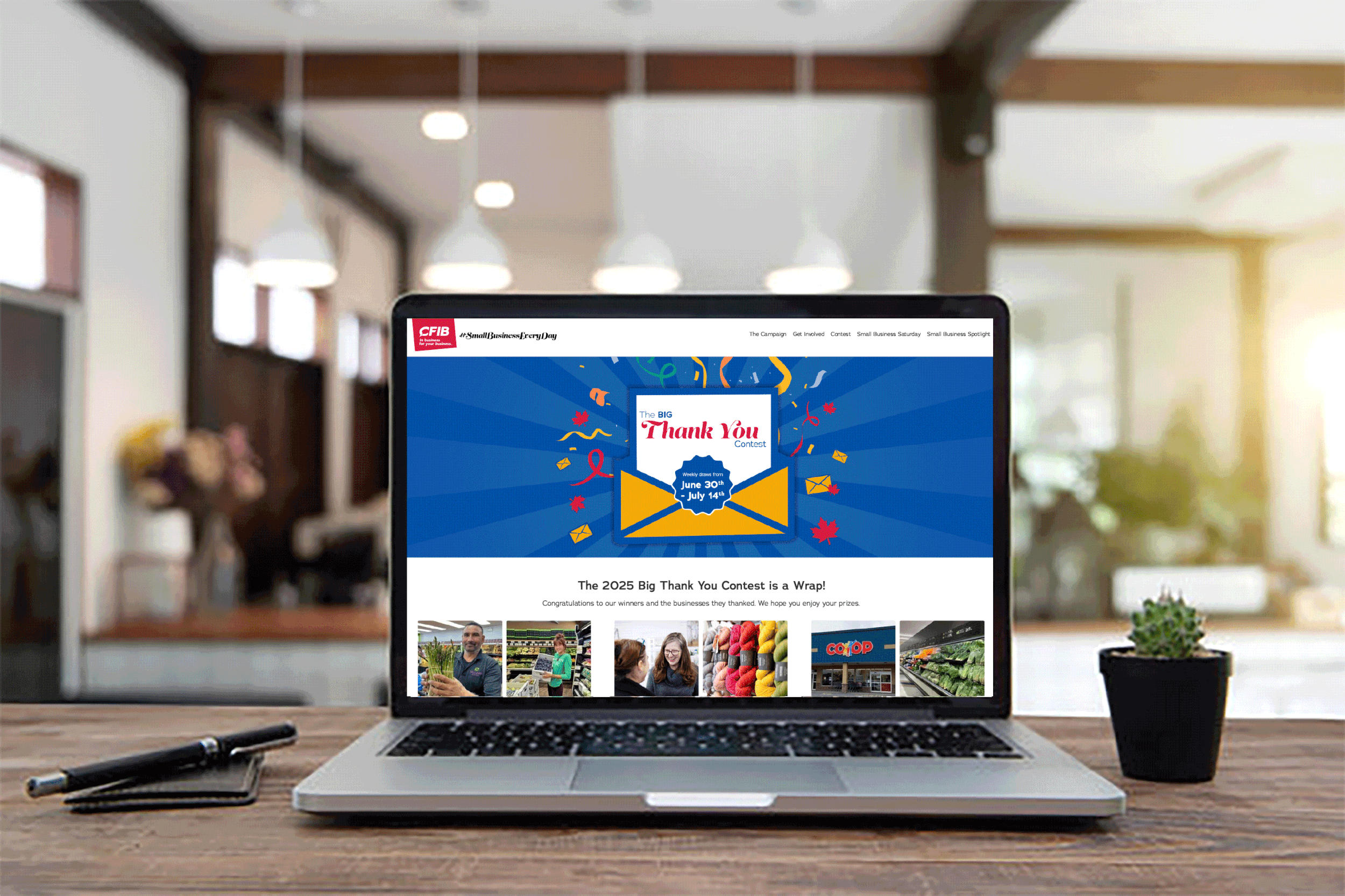 CFIB | Small Business Every Day | The Big Thank You Contest | Campaign