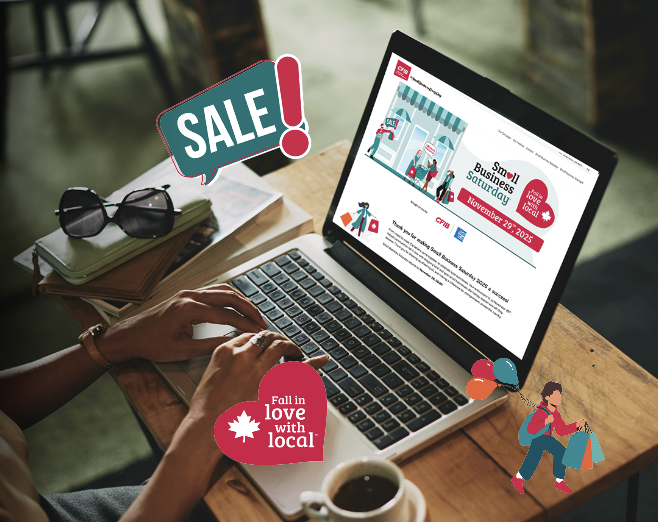 CFIB | Small Business Saturday  | Shop Local Posters | Digital Campaign