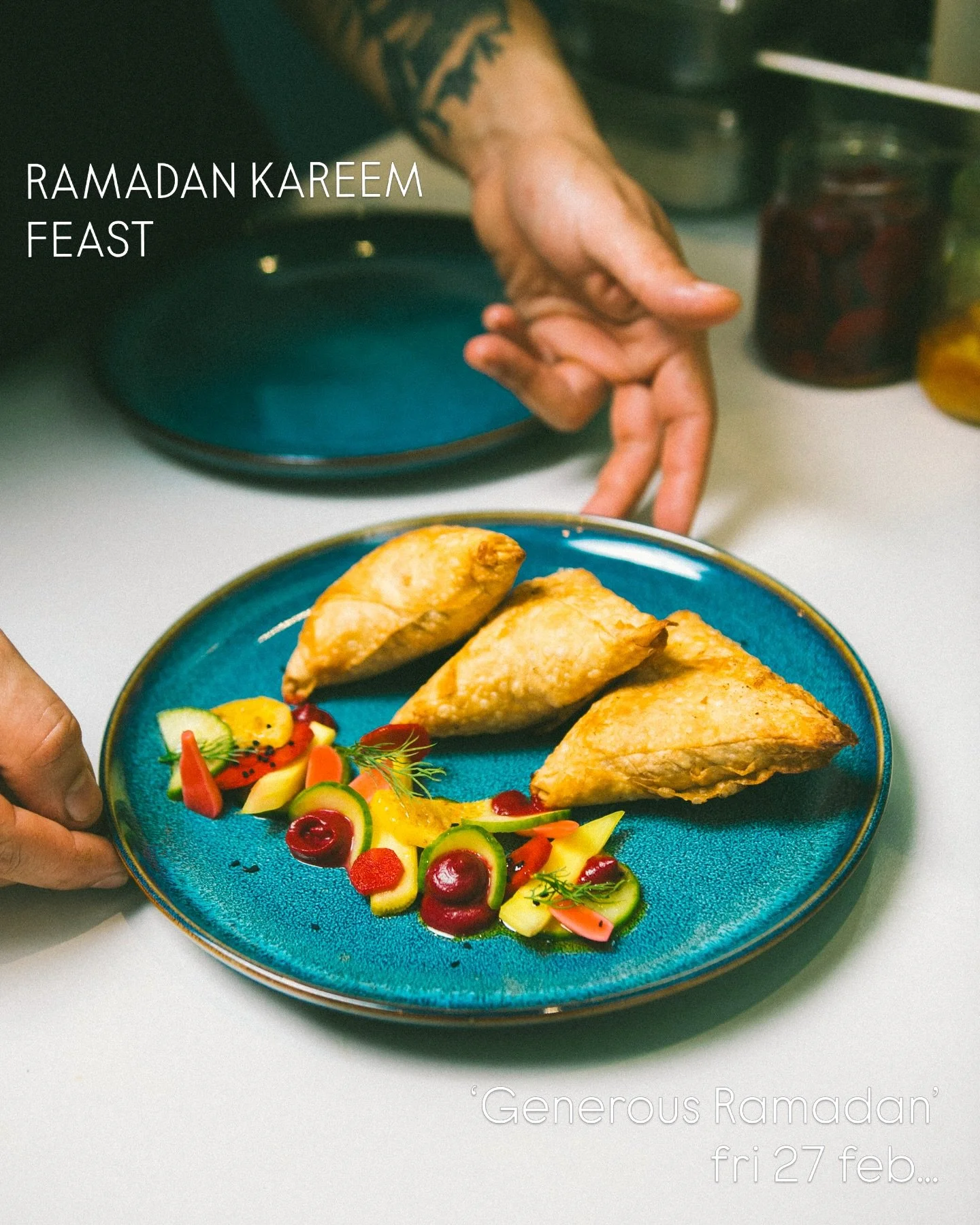 Friday Feast &bull; Cultural Supper Club &bull; Ramadan Kareem

Join us as we break fast and Friday Feast on some traditional celebratory dishes from Gujarati &amp; Persian culture, with our Situ style. 

A sweet welcome, following by 4 courses, fill