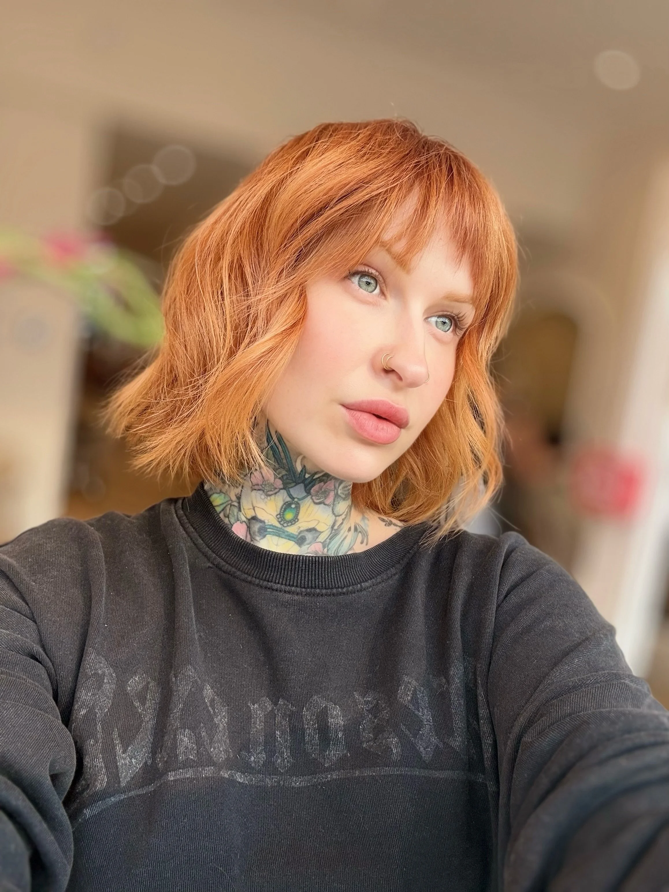 Absolutely obsessed with my favourite muted copper and marmalade tones on my beautiful client @elporter ❤️❤️❤️ 

Such a beautiful soul both inside and out, I love our chats and always a pleasure having you in my hairdressing chair! 🙏🏼✨ She basicall