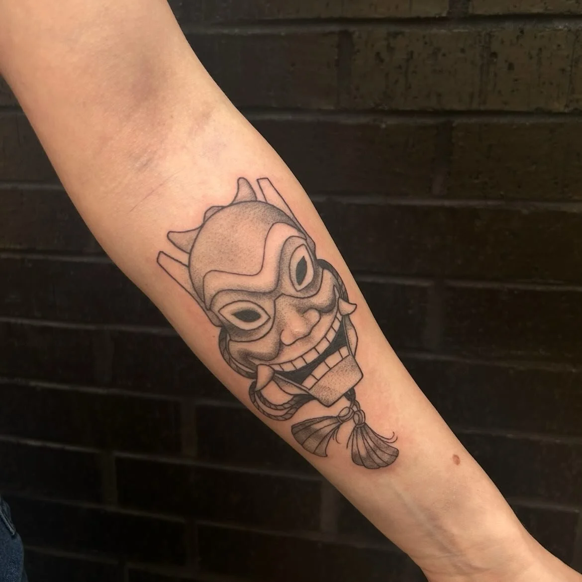 Blue Spirit mask from ATLA ⚔️

📧 Email: artistofflesh.tattoos@gmail.com
🖥️ Website: artistofflesh.com
📨 Booking Link: vagaro.com/turquoisepanthertattoo/book-now

#rva #rvatattoo #rvatattooartist #vatattooartist #artistofflesh