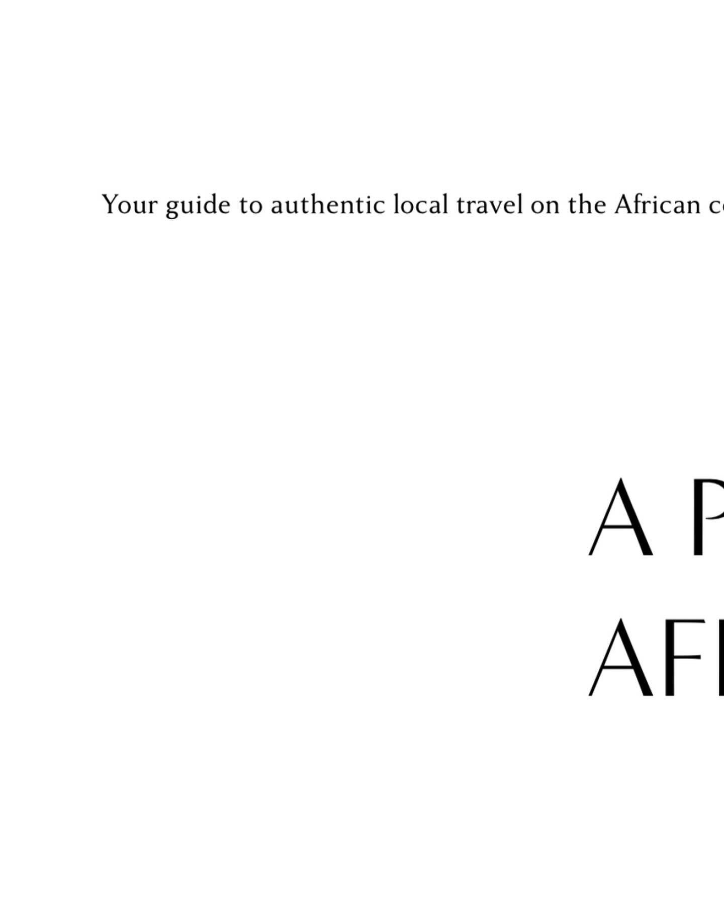 Our website is live! 

🌴 Summer is fast approaching so head to www.thepanafricanguide.com for ready-made vacation itineraries for African destinations, and custom travel services &mdash; like bookings and trip planning. 

✈️ Sign up for our newslett