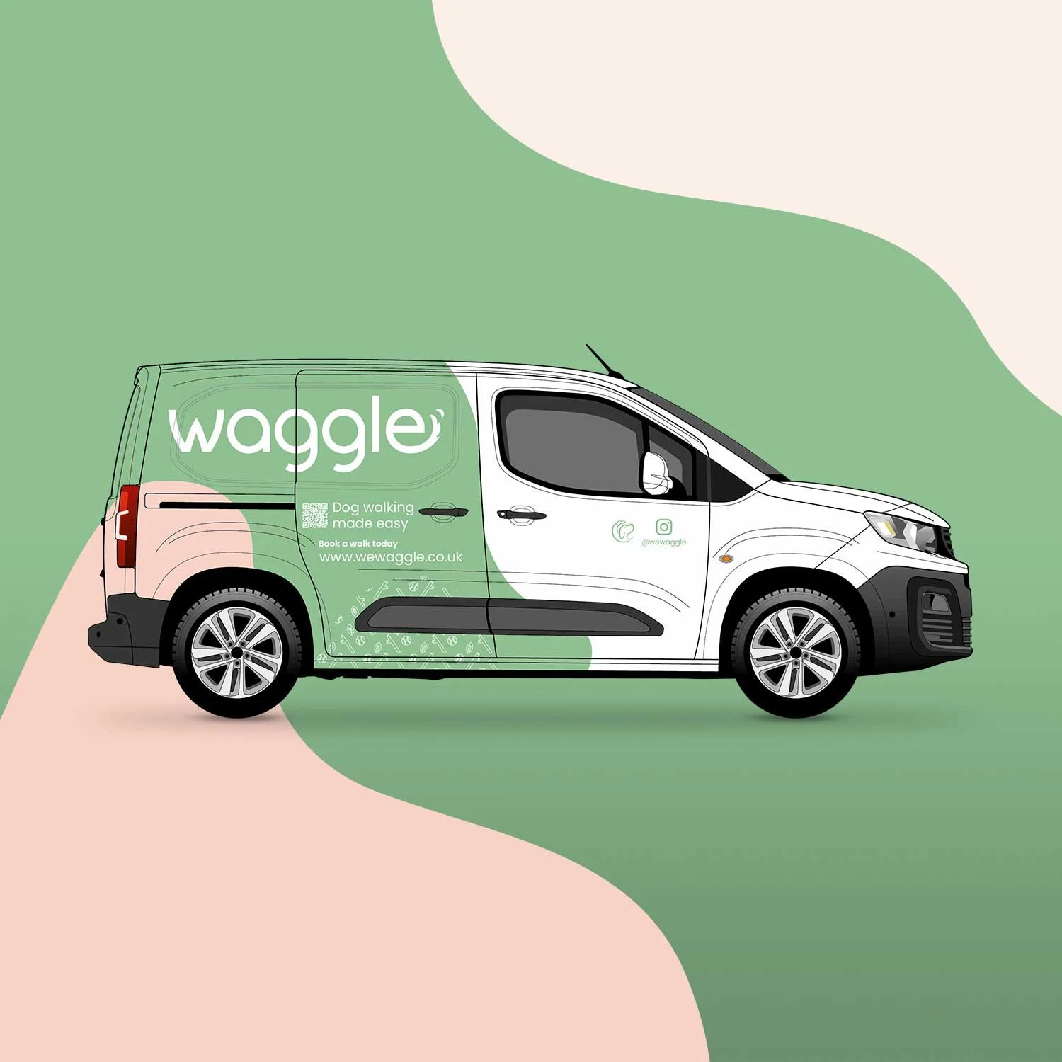 Van livery design right side