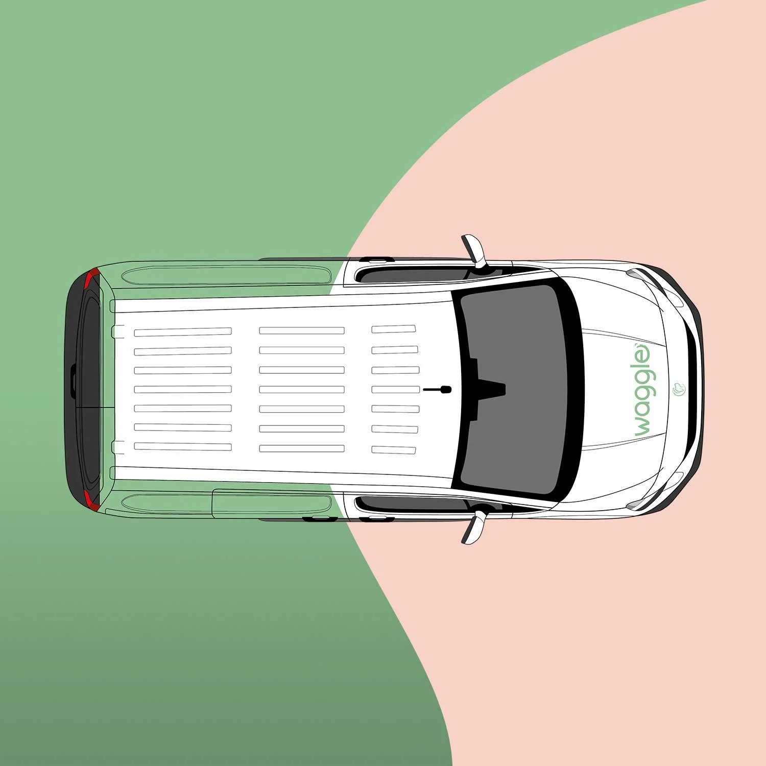 Van livery design roof