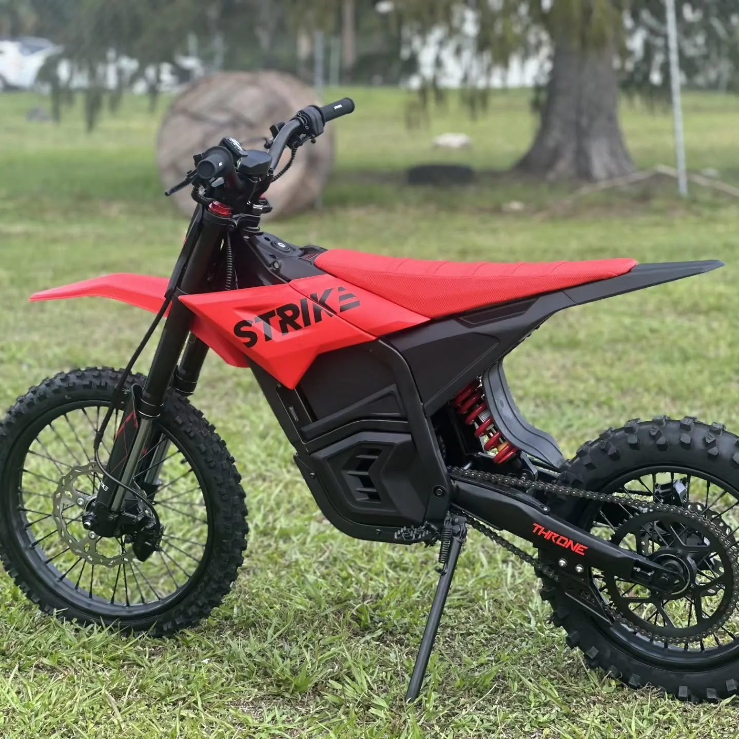 Here's some pics we took of the red 60v Strike Shadow that we have in the shop. These are going for $2200. We offer 12 month interest free financing.