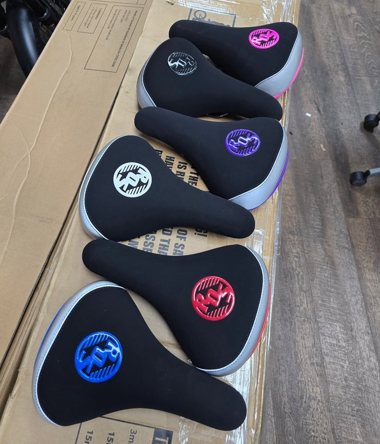 We just got a shipment of ROS seats in all colors this morning. $55 in the shop.