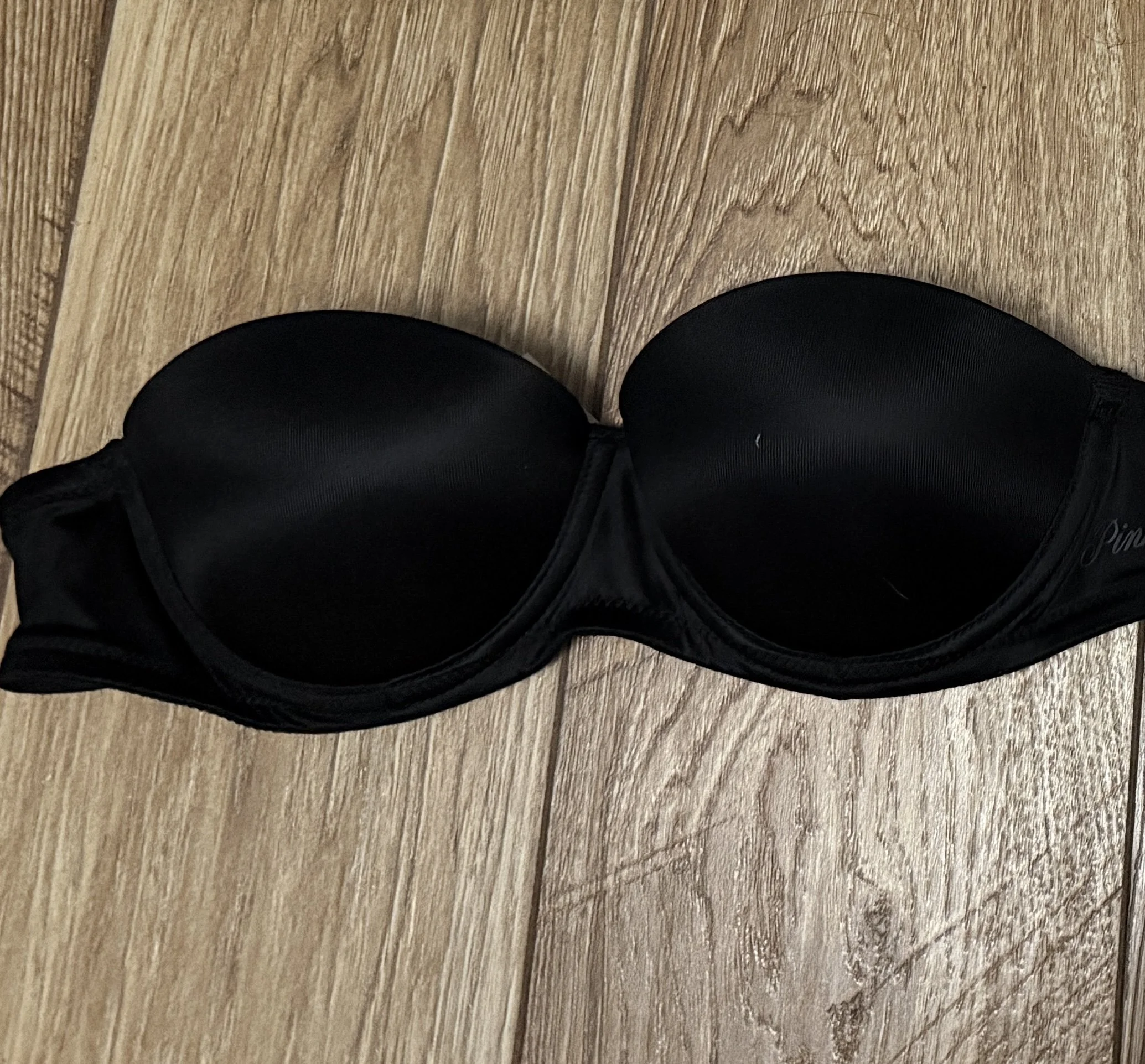 Victoria's Secret Black Strapless Bra