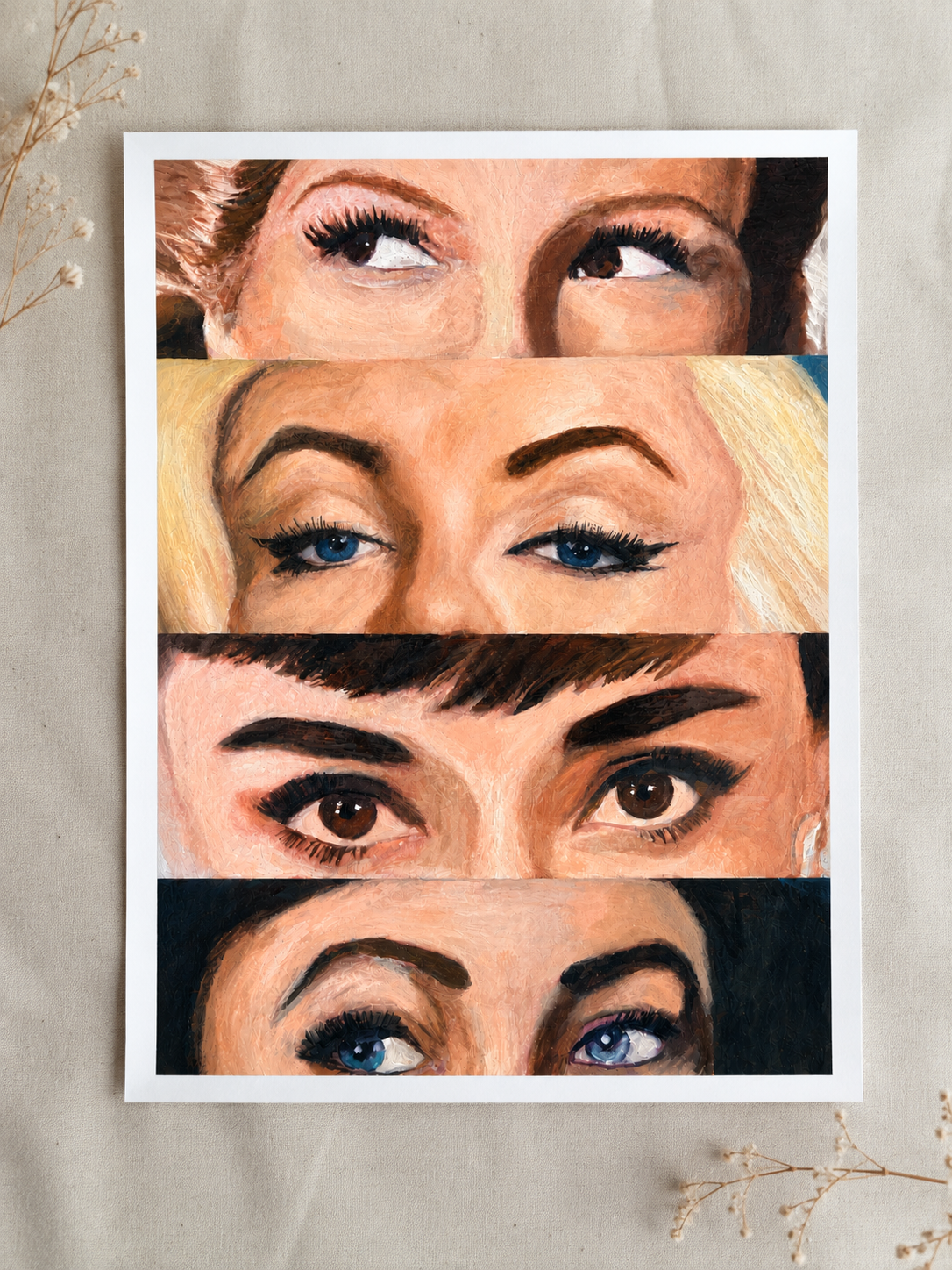 Glamorous Eyes Art Print Flat Lay.png