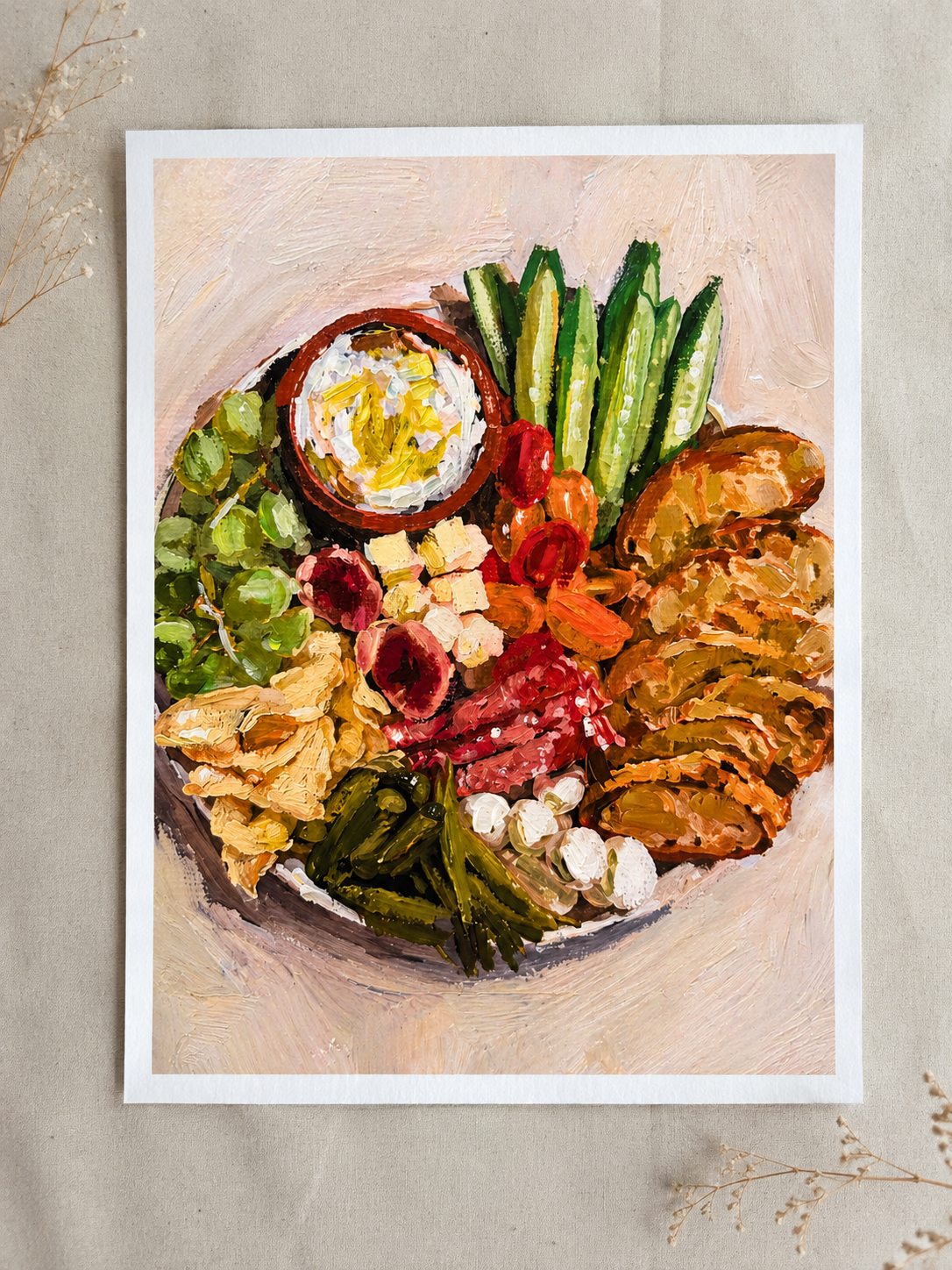 Impasto Mezze Still Life Print.png