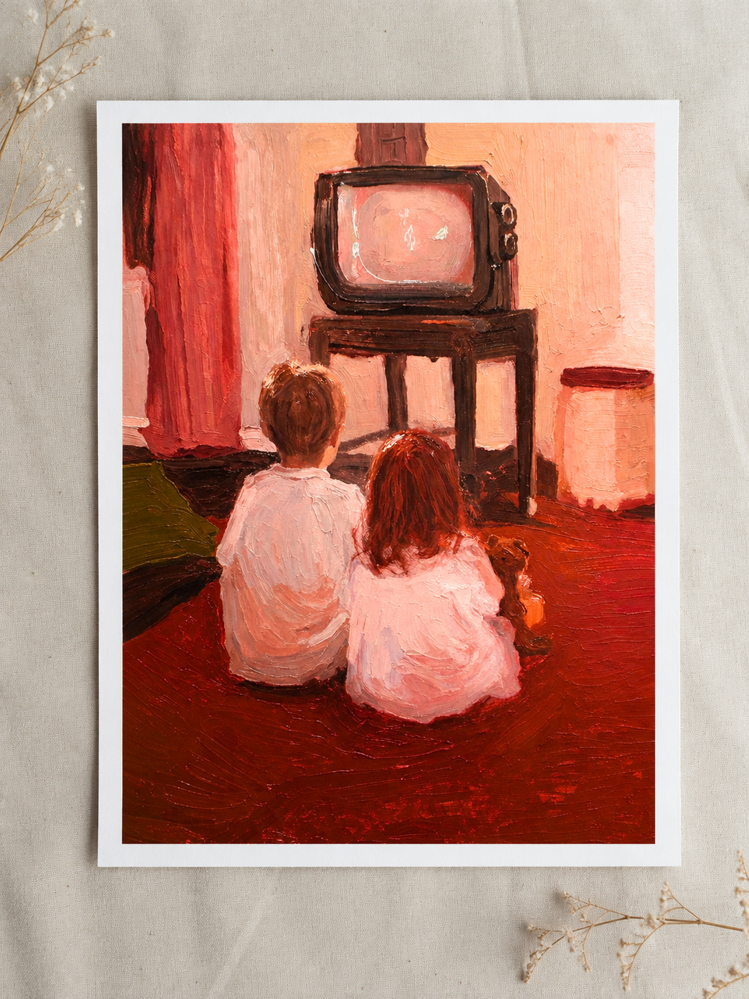 Children Watching Vintage Television.png