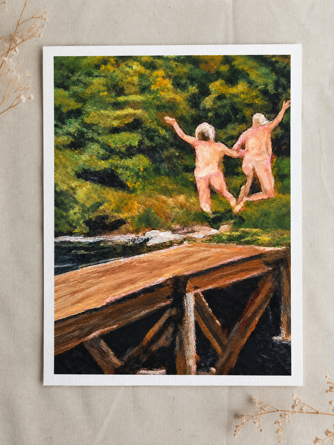 Joyful Leap into the Sunlit Forest.png