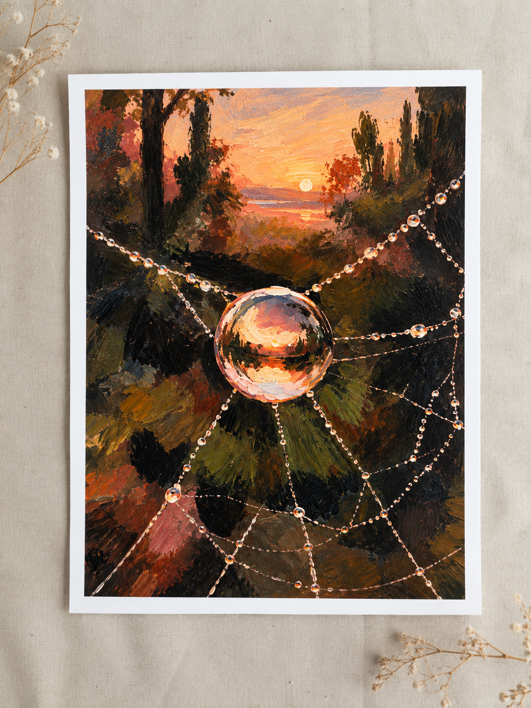 Impressionist Sunset Orb Print.png