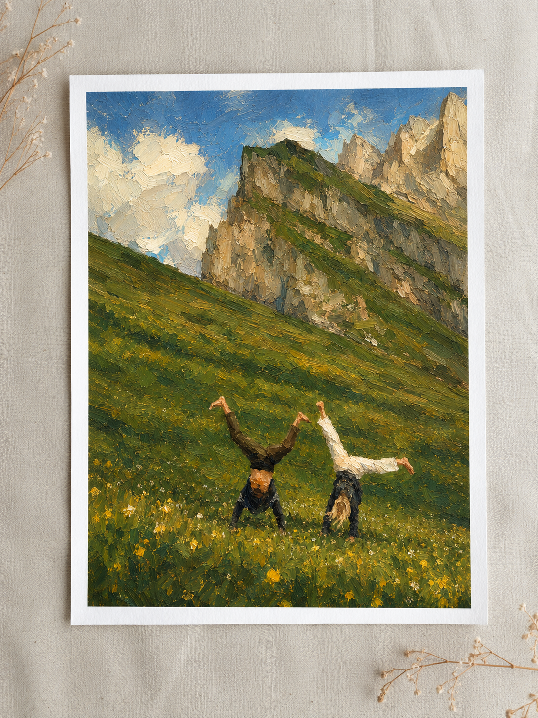 Impressionist Alpine Meadow Handstands.png