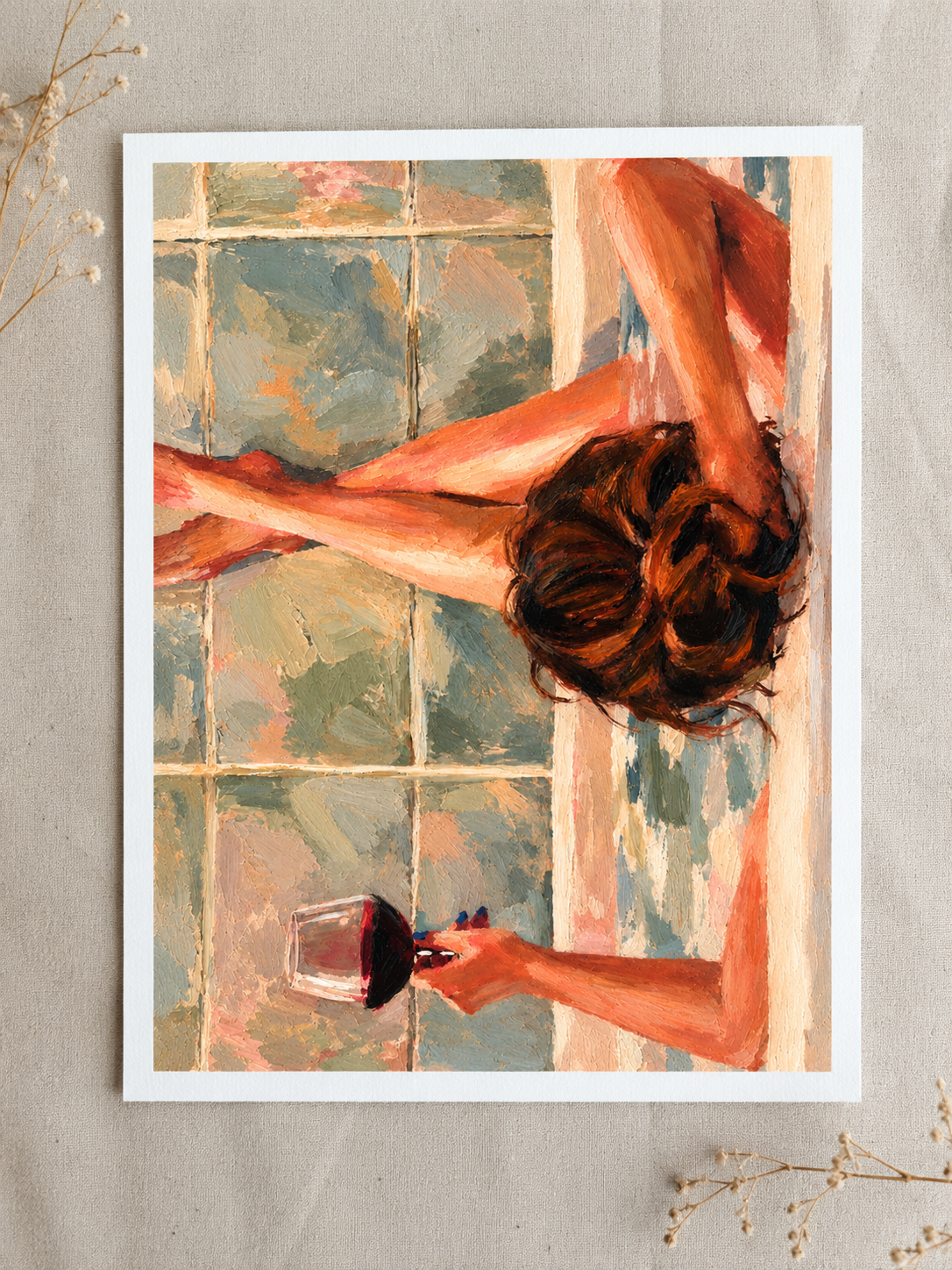 Sunlit Poolside Impressionist Figure.png