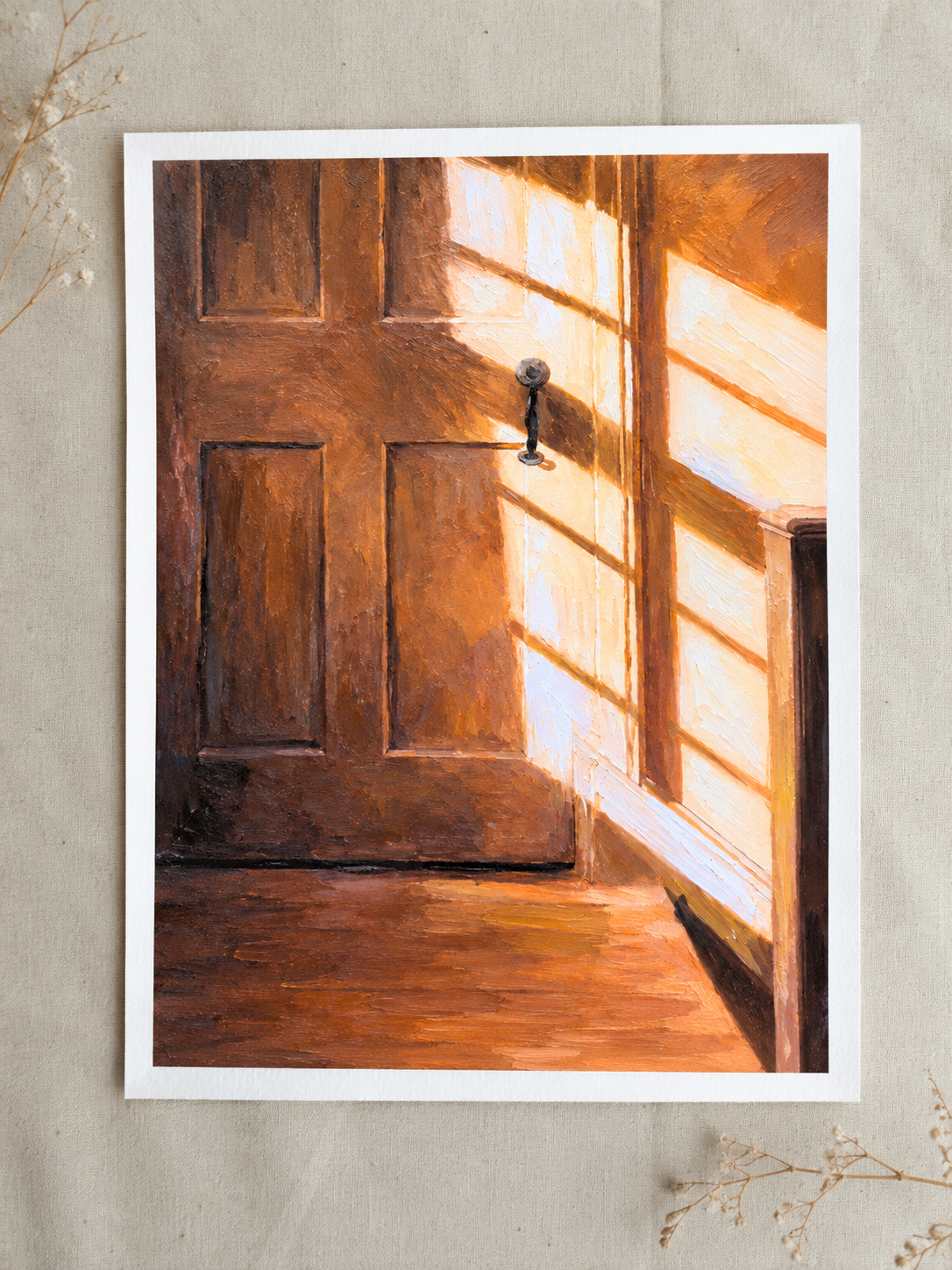 Sunlit Impressionist Doorway Print.png