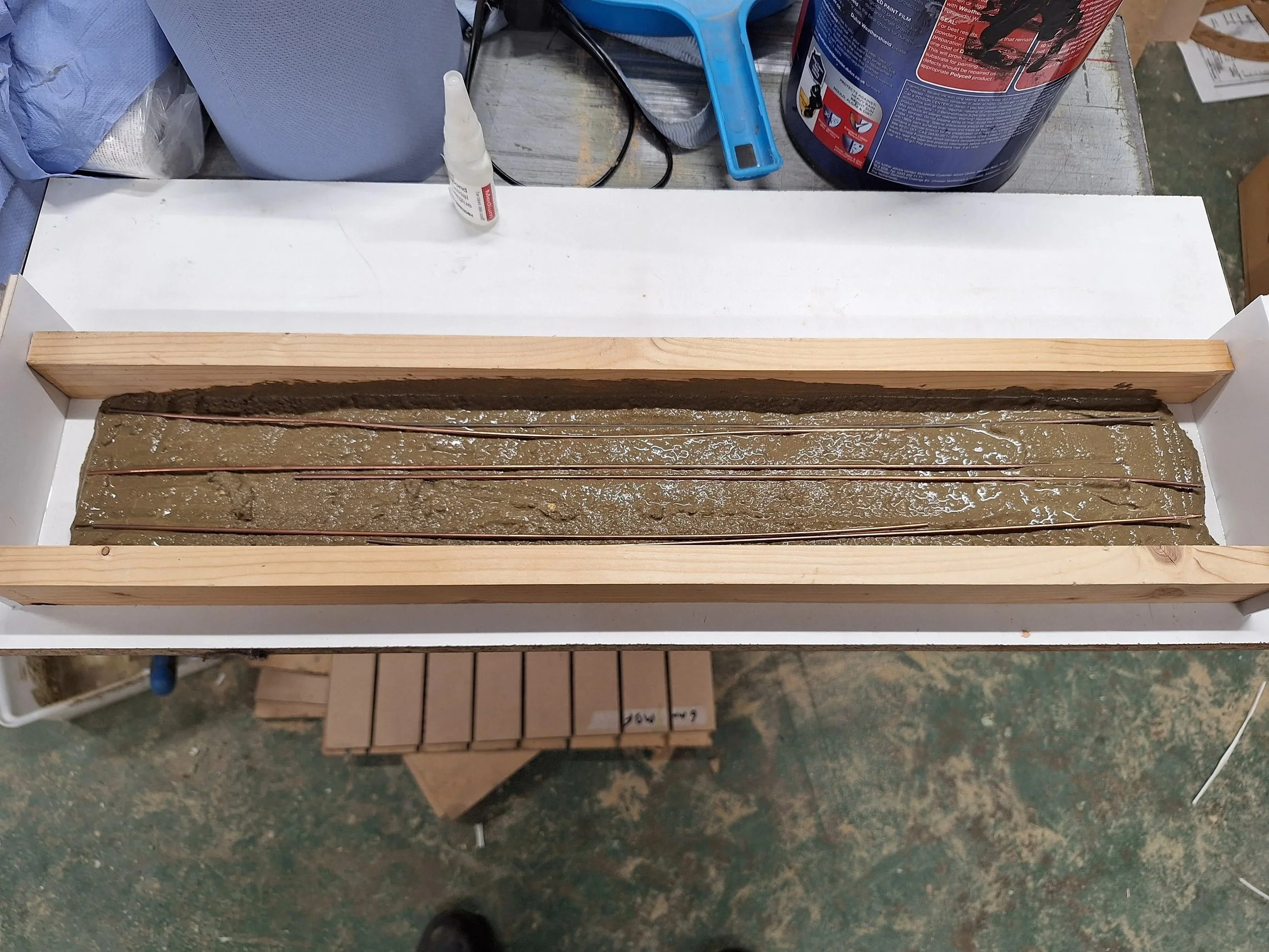 This casting was to become the bridge deck.