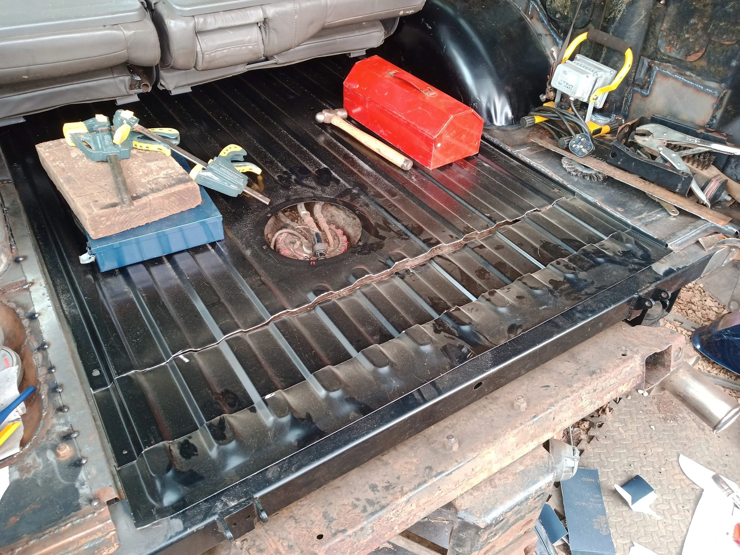 But supplied with an extra weld-in piece!