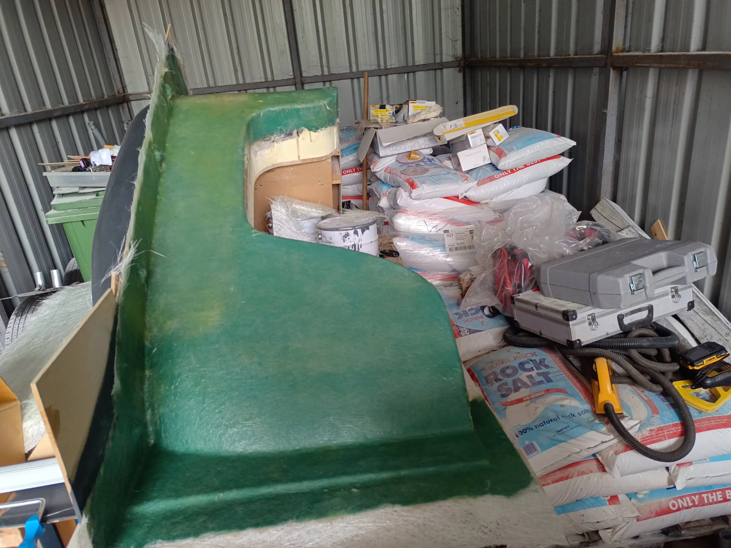 The first layers of GRP.