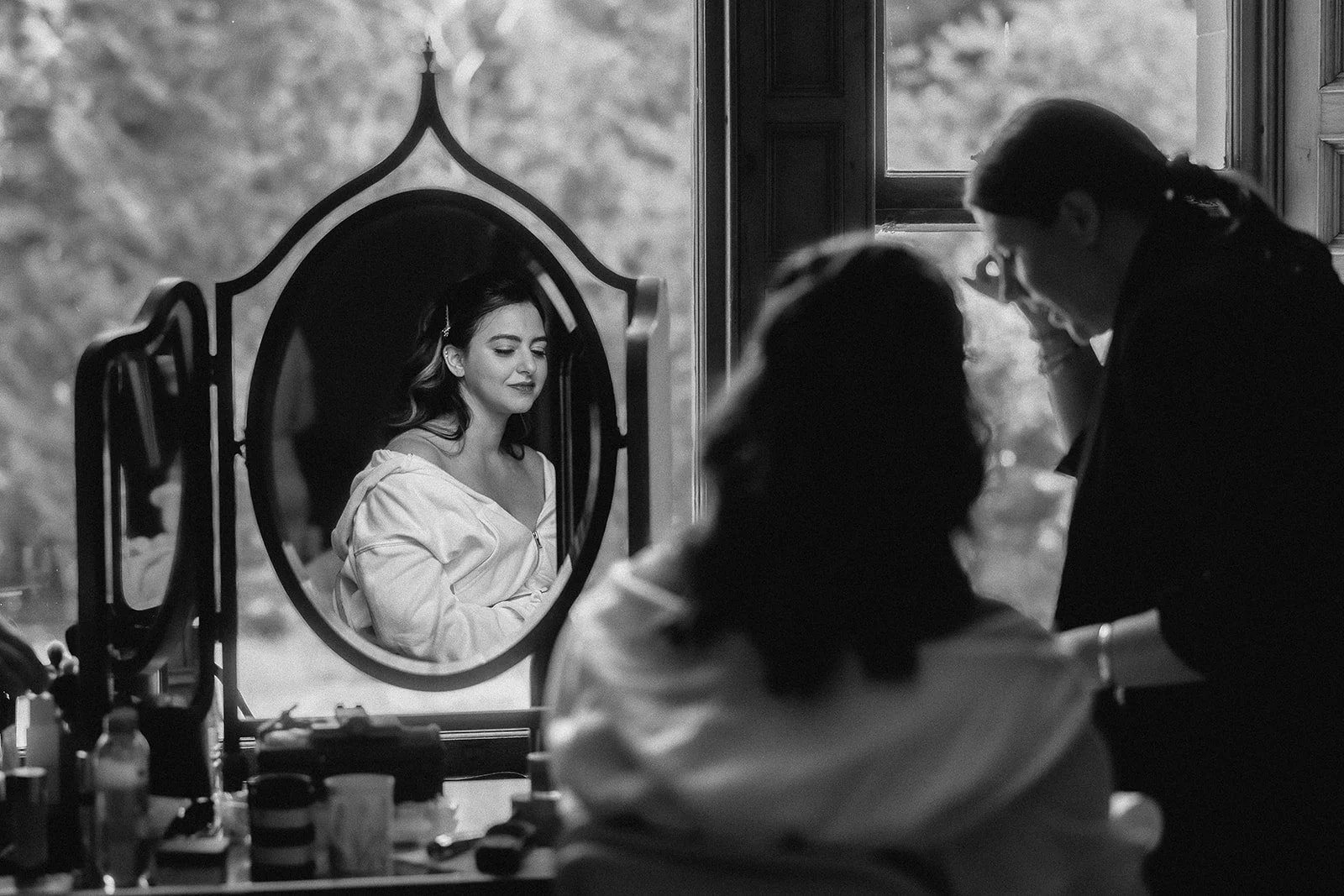 Scottish Elopement hair and makeup wedding