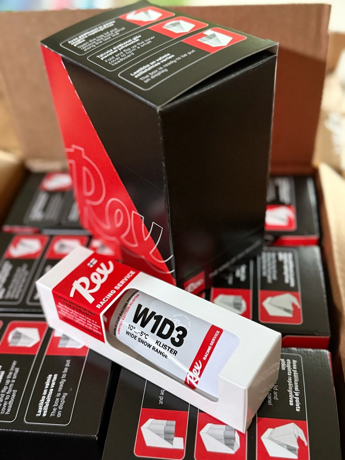 All New W1D3 Klister is a game changer for wet aggressive corn snow.  It will be your new go to this season #kingofklister #rexskiwax #rex