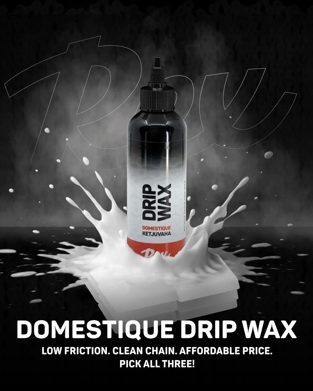 *New** Rex Domestique Drip Wax provides a hard, dry wax coating on the chain, keeping it exceptionally clean. #rexskiwax #chainwax #gravelbiking