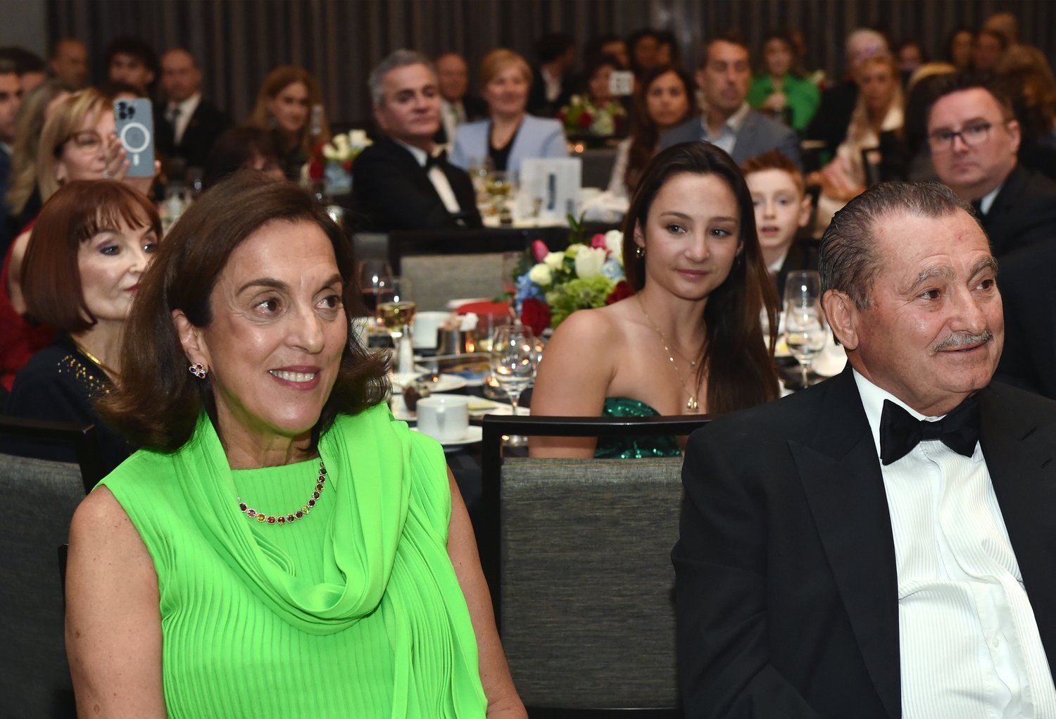  Cathy Papoulias-Sakellaris and George Sakellaris during the 50th Anniversary Hellenic Heritage and National Public Service Awards. 