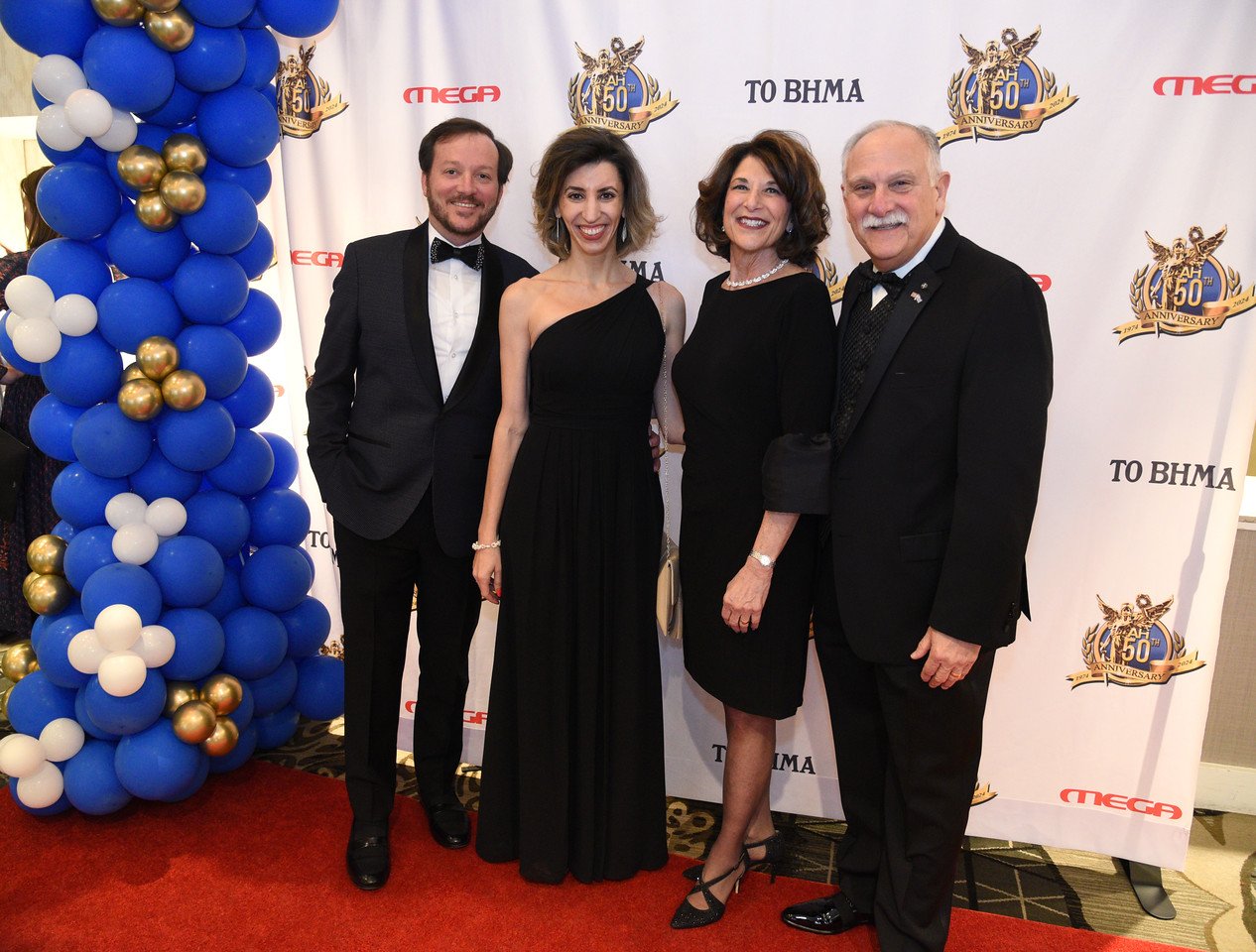  AHI Board Member Georgea Polizos together with supporters and friends during the 50th Anniversary Hellenic Heritage and National Public Service Awards. 
