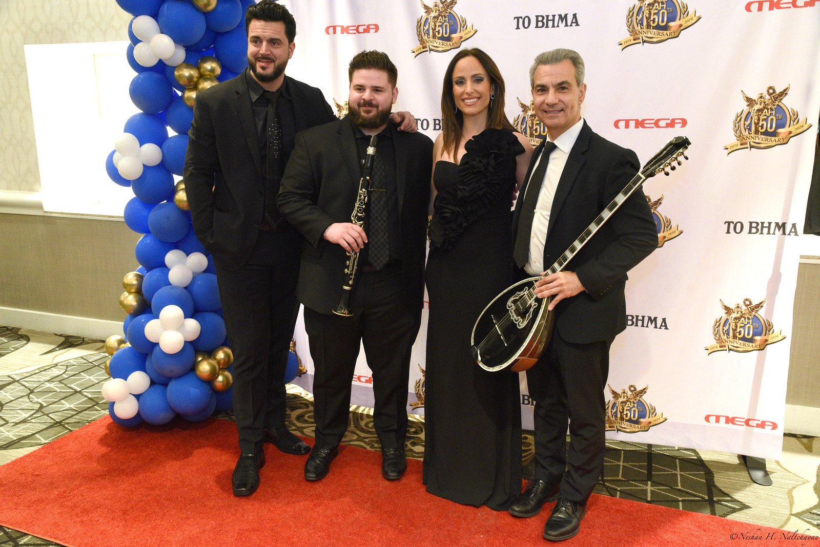  Members of the Apollonia Band, who performed during the Afterparty of the 50th Anniversary Hellenic Heritage and National Public Service Awards. 