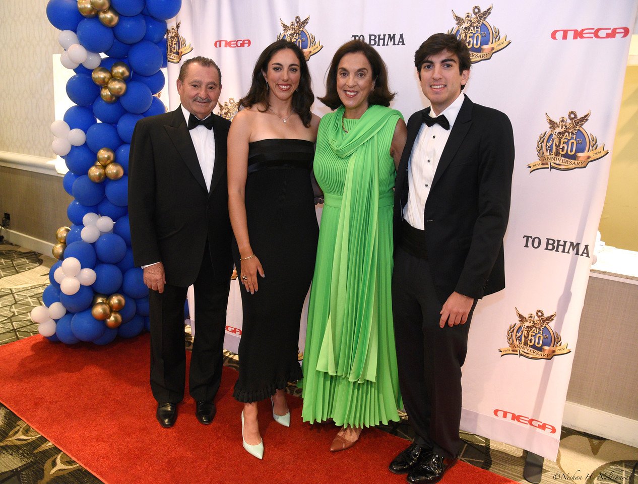  The Sakellaris family during 50th Anniversary Hellenic Heritage and National Public Service Awards. 