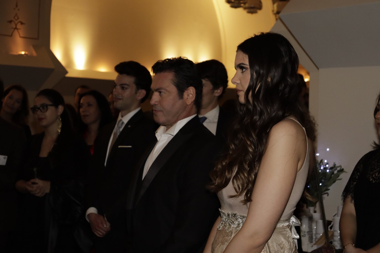  Mario Frangoulis and Theresa Carlomagno during the Concert afterparty. 