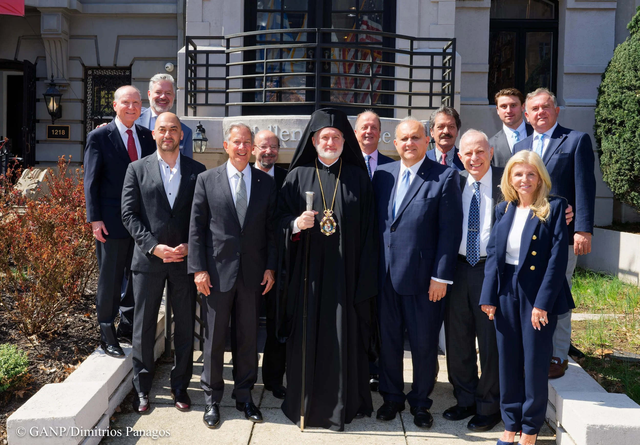 Archbishop Elpidophoros Visits Hellenic House, Meets with AHI and AHIF Leadership