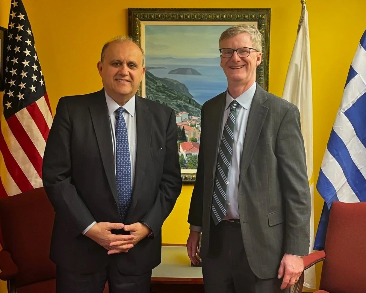 Daniel Lawton, Deputy Assistant Secretary for Europe and Eurasia, Visits the Hellenic House