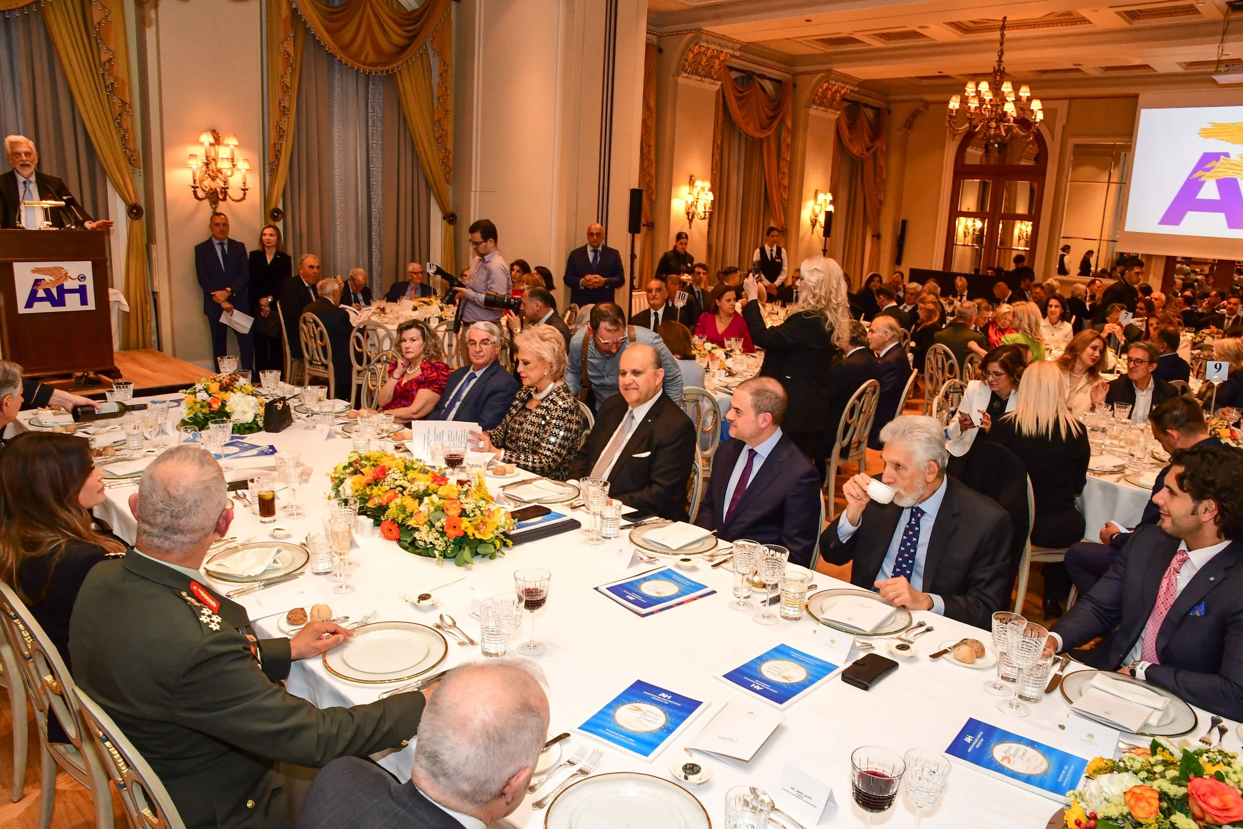 A view of the main table