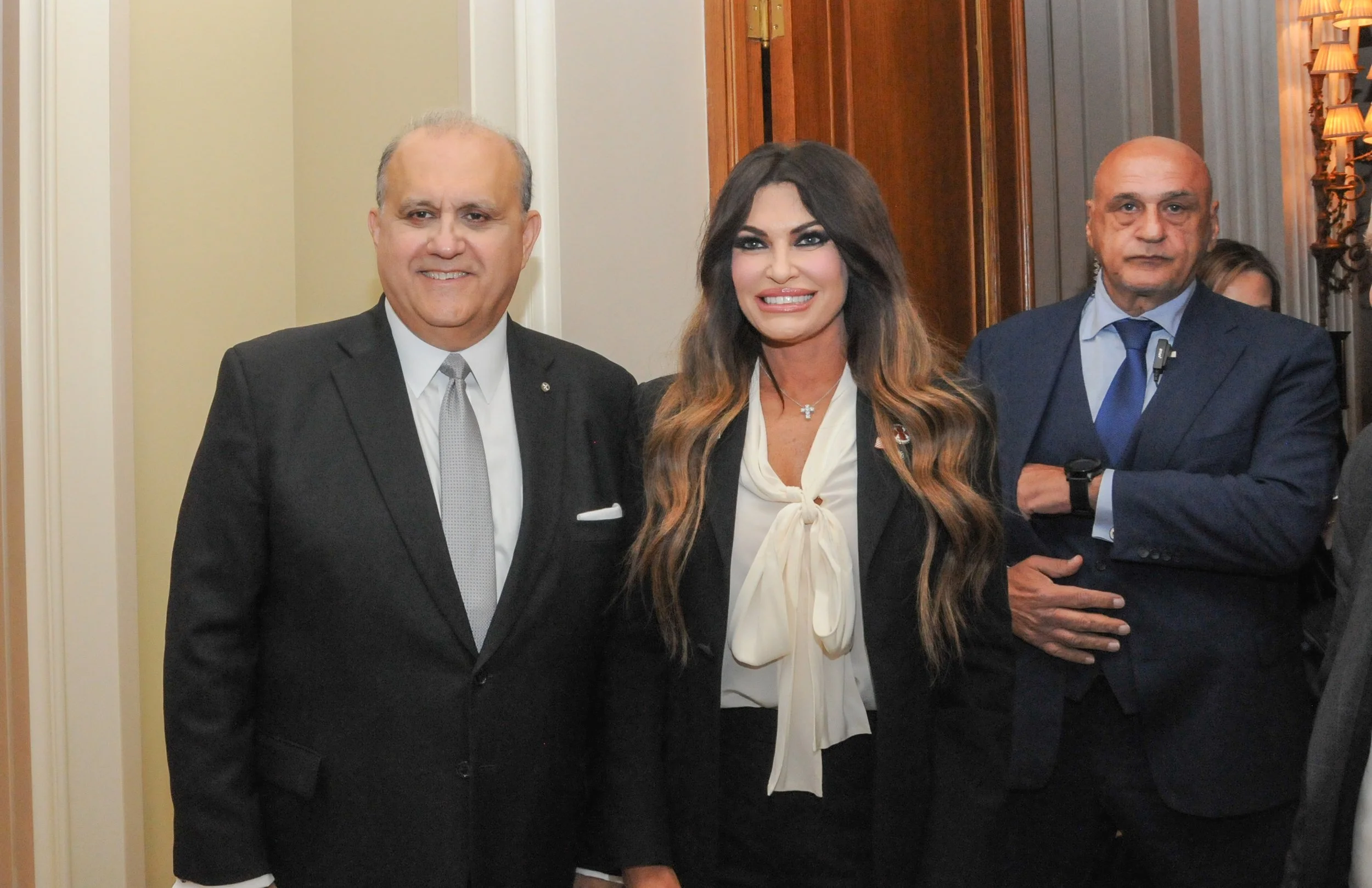 U.S. Ambassador to Greece Guilfoyle with Mr. Larigakis
