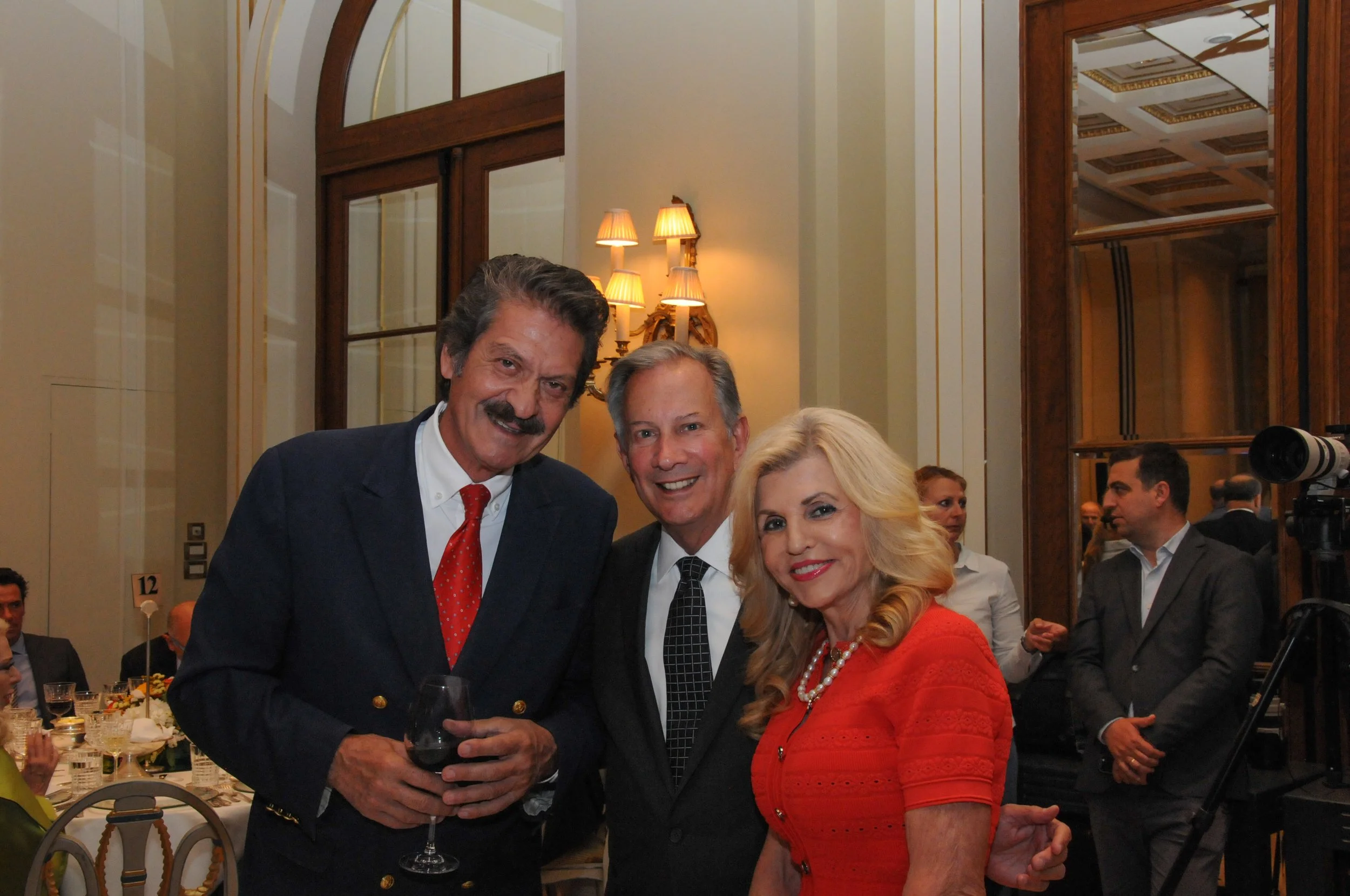 From left to right: Mr. Alexakis, Mr. Andris, and Mrs. Wills 