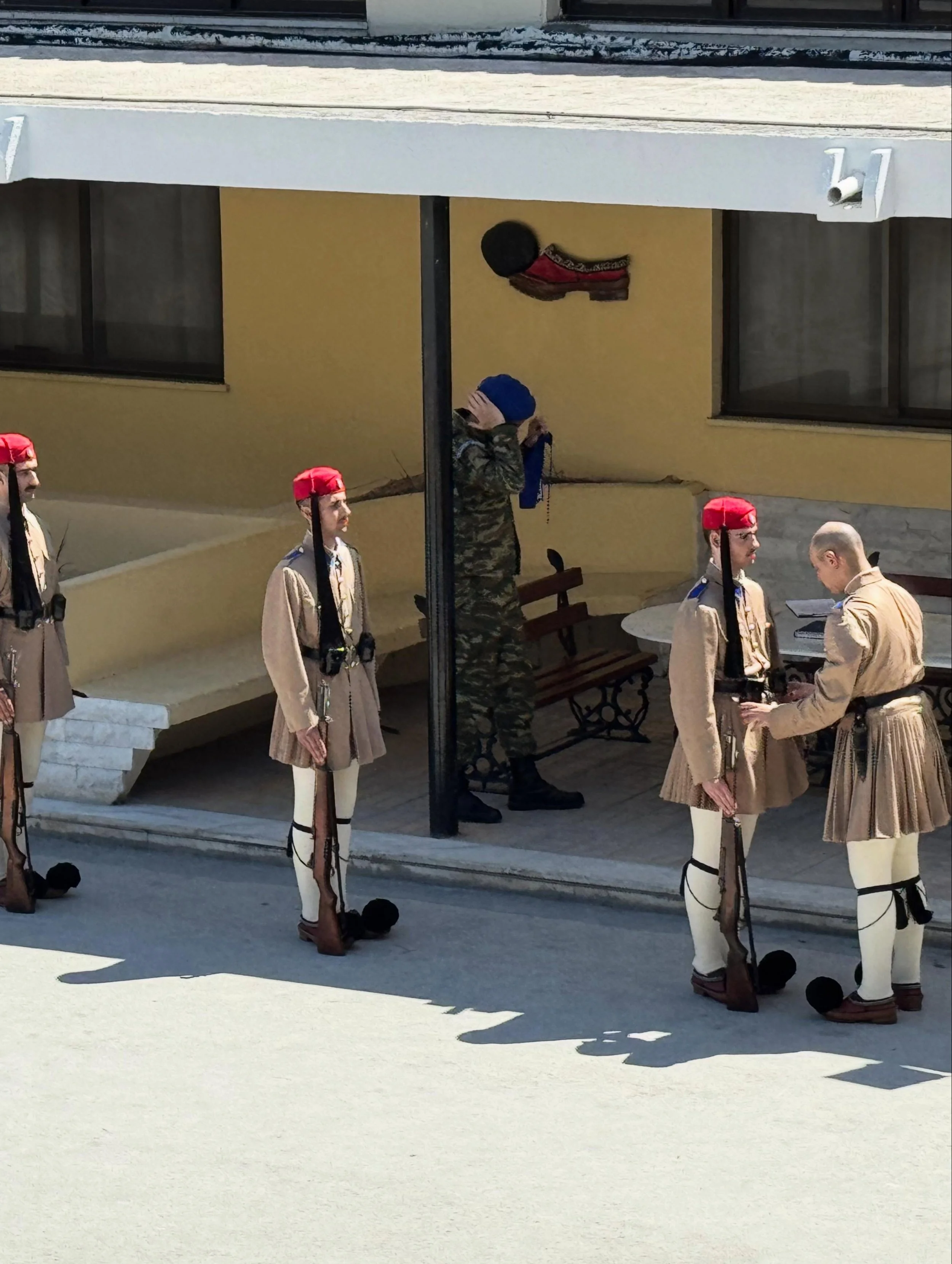  The Evzones — the elite ceremonial guards of the Presidential Guard