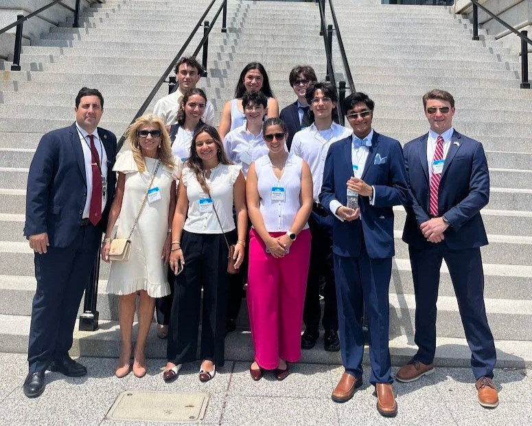 The Washington portion of the program included a White House tour 