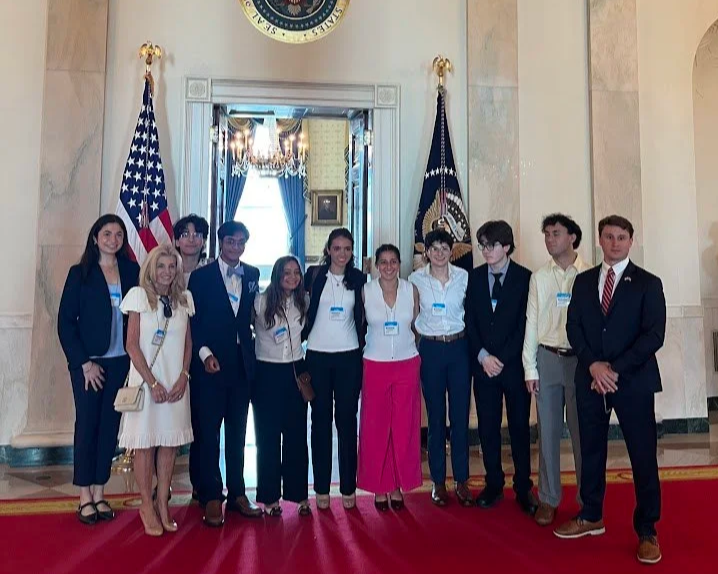 During the visit to the White House