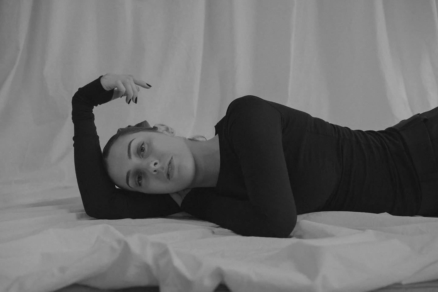 Liv in the black Lula merino! 

Available online at clarabosshard.com 

Model @liv_ferg 
Photographer @___benmatthews___