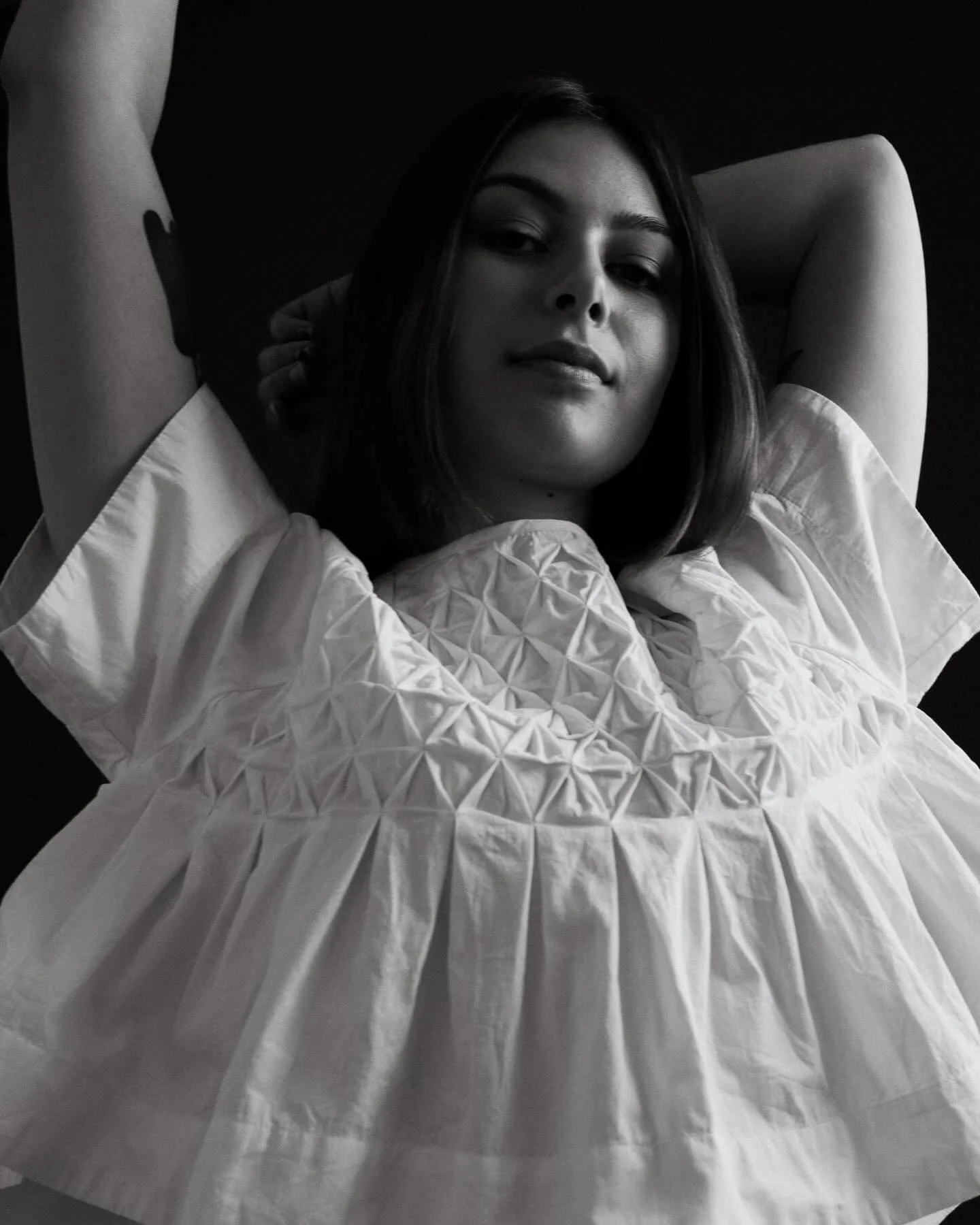The original Honeycomb top! 
Available online at clarabosshard.com 
Photographer @___benmatthews___ 
Model @_matahana