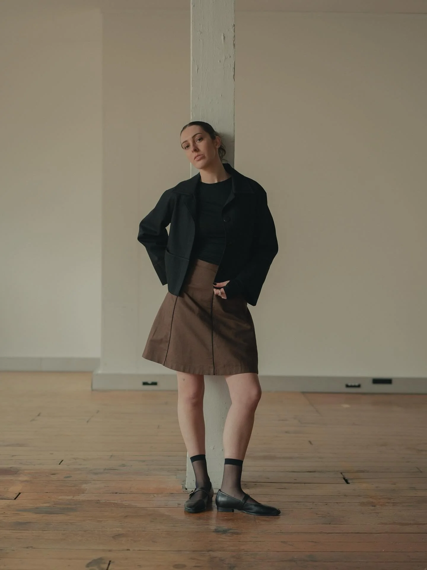 Umbrella skirt + Lula merino + Betsy jacket 

Available online at clarabosshard.com 

Photographer @___benmatthews___ 
Model @liv_ferg