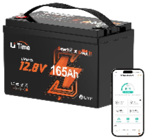 165AH LITime  LiFePO4 for Solar panel Installs installation on RV's RV Motorhome Motor homes.  Helps with Solar Install on RV near San Diego. Inverter install on RV near San Diego.  Also Lithium, LiFePO4 and DC/DC
