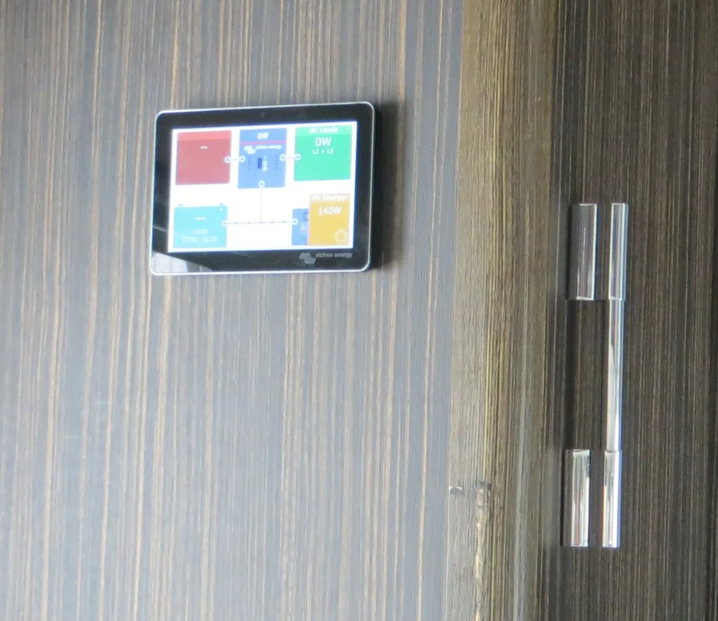 Example of RV Solar Install near San Diego.  Lithium Battery, DC/DC Converter, LiFePO4, Inverter, install on RV near San Diego, CA.