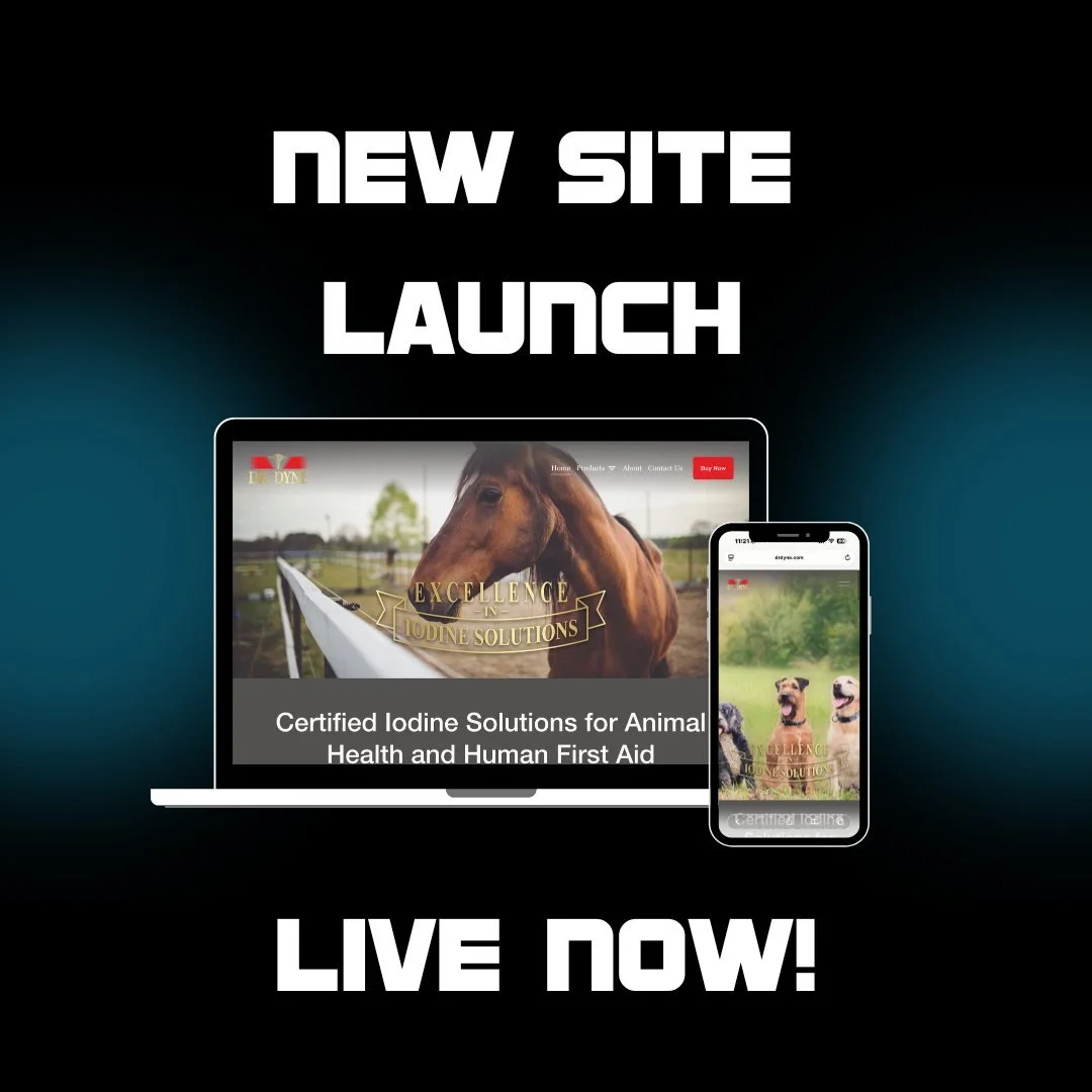 We&rsquo;re thrilled to announce the launch of Dr. Dyne&rsquo;s new website, featuring innovative iodine solutions for both animal and human health. 

Our team has collaborated closely to create a hub of information that showcases their new products!