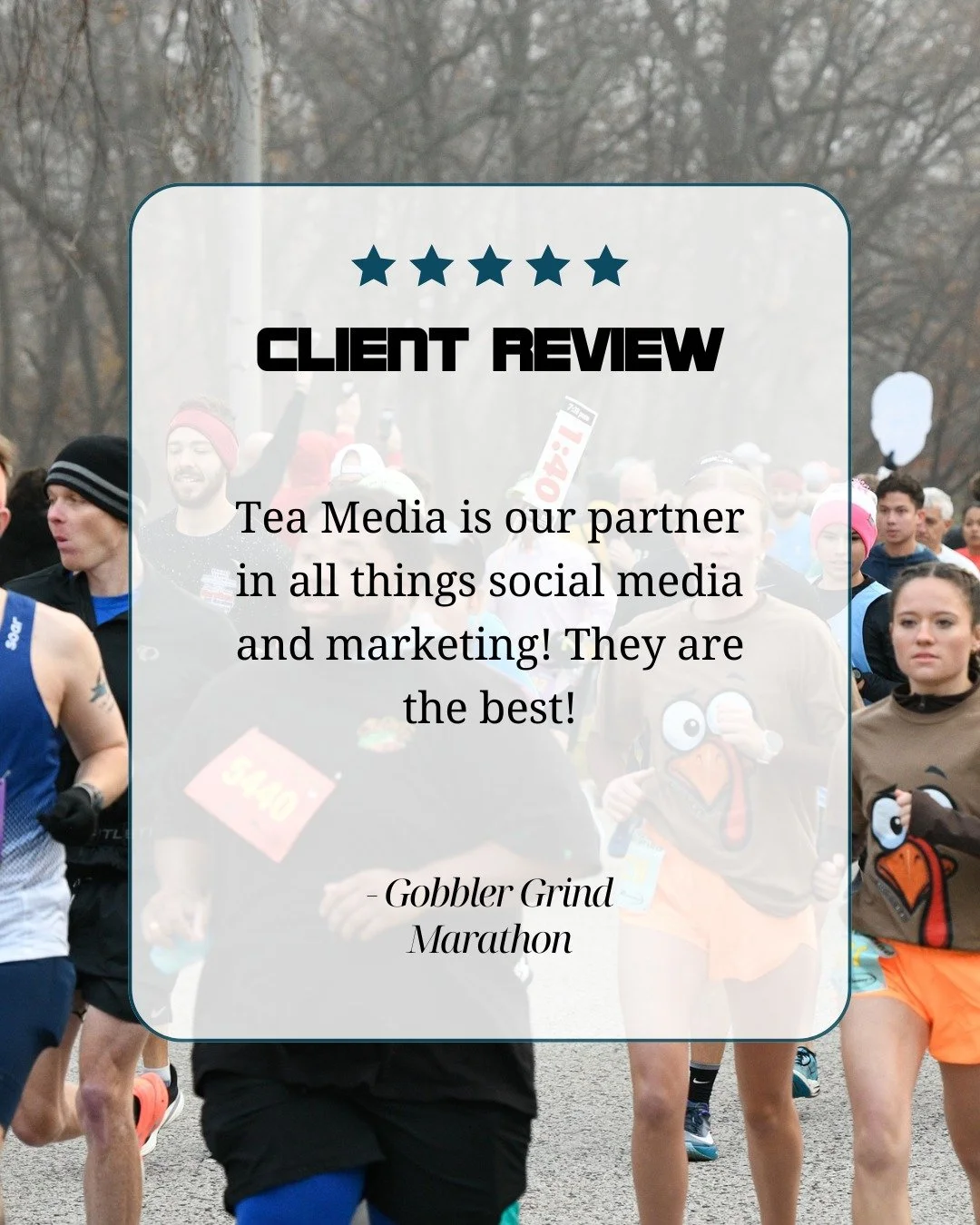 We are the biggest fans of the @gobblergrind! A race that has been consistent since 1994 in the Kansas City area. Thank you to the GG team for your kind review!