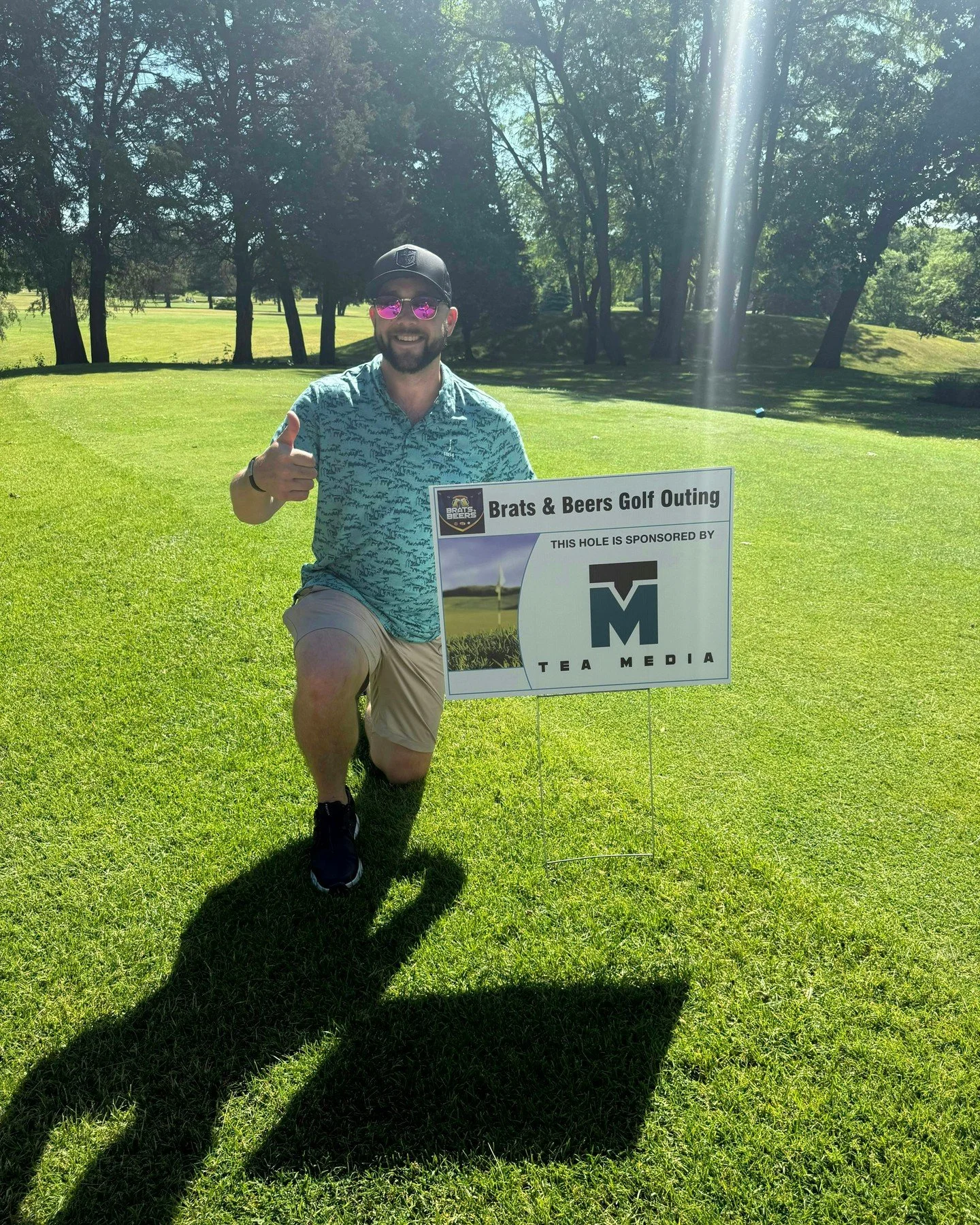 Golf season is underway! We had a great time at our first scramble event of the year. @bratsandbeers's Golf Outing and the Tea Media team aka "Red Dog Bandits" finished 4th at -10 all while raising funds for MS⛳