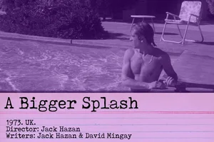 A Bigger Splash (1973) — QUEER CINEMA ARCHIVE(05)
