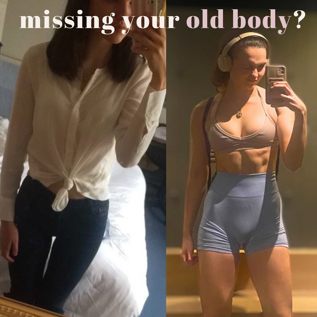 Are you missing your old body?

Read this and then save it for next time you need a pick me up🤍🤍

Why are you mourning something that should always be changing, always be growing?

We don&rsquo;t look at a tree and think, &ldquo;it looked better wh