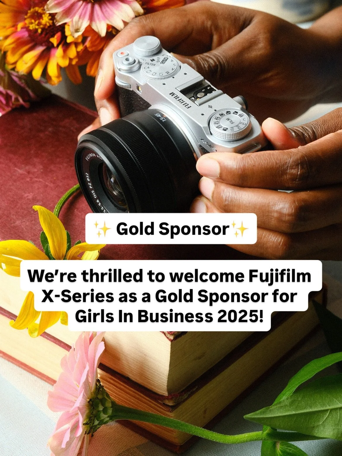 📸 Say hello to professional power in the palm of your hand&hellip;

We&rsquo;re so excited to welcome @fujifilmxseriesnz as a Gold Sponsor for Girls In Business 2025!

Trusted by creators, storytellers, and photographers all over the world, the X-Se